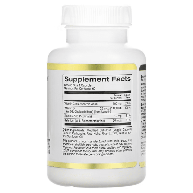 Immune 4 для иммунитета [California Gold Nutrition] 60 капсул